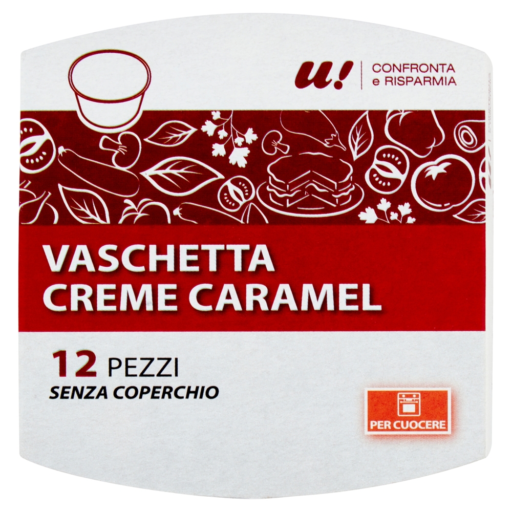 12 Vaschetta Creme Caramel U! Confronta e Risparmia
